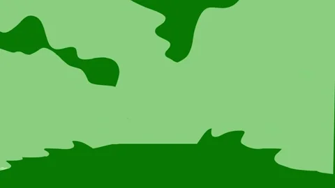 Cartoon 2D Fx Smoke Effects On A Green Screen. Fog Explosion, Steam 4K Video Video stock 316475010