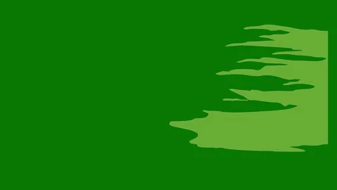 Cartoon 2D Fx Smoke Effects On A Green Screen. Fog Explosion, Steam 4K Video Stock Footage 316475031