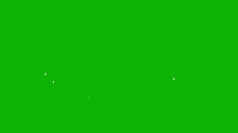 Cartoon 2d Fx Smoke Effects on a green screen. fog explosion, steam 4K video Stock Footage 318894535