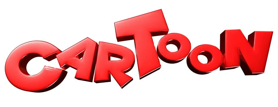Cartoon 3D With Clipping Path. Stock Illustration