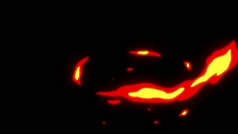 Cartoon 4k fire effects set. 库存影片 155542705
