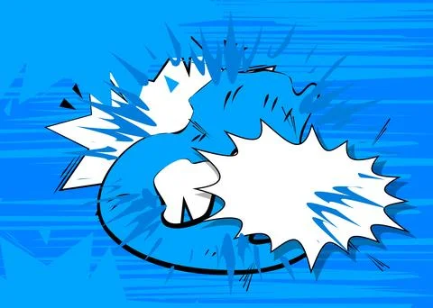 Cartoon Abstract Background, comic book backdrop. Retro vector comics pop a.. Stock Illustration