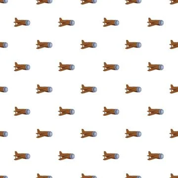 Cartoon airplanes flying seamless pattern background for kids Illustrazione stock