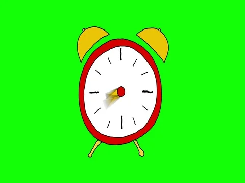 Cartoon alarm clock 4k Stock Footage 70692882
