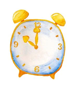 Cartoon alarm clock Stock Illustration