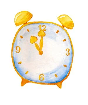 Cartoon alarm clock Stock Illustration