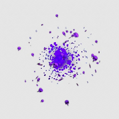 Cartoon Alchemic Explosions 10 Samples Pack Part 1 Stock Footage 268305595