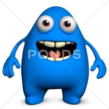 Cartoon alien Stock Illustration