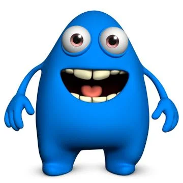 Cartoon alien Stock-Illustration