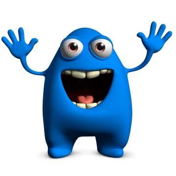 Cartoon alien 스톡 일러스트