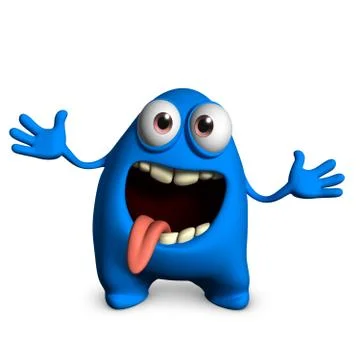 Cartoon alien Stock-Illustration