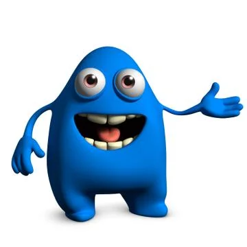 Cartoon alien Stock Illustration