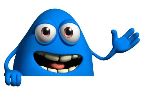 Cartoon alien 스톡 일러스트