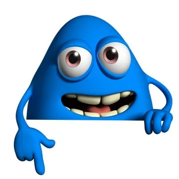 Cartoon alien 스톡 일러스트