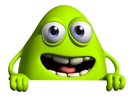 Cartoon alien Illustrazione stock