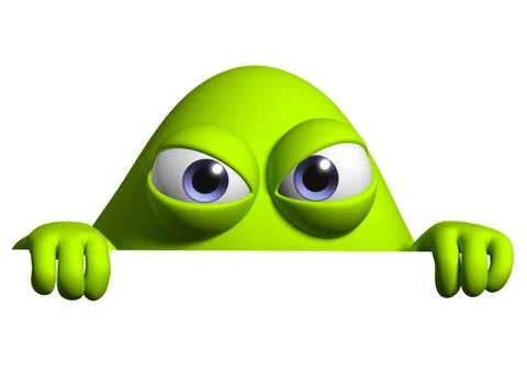 Cartoon alien Stock-Illustration