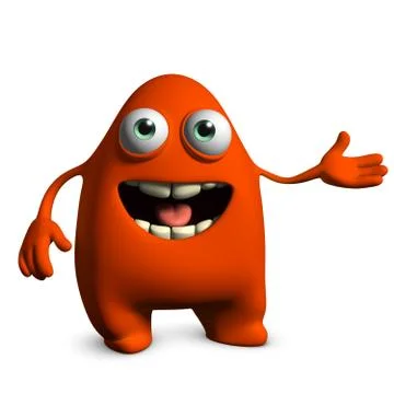 Cartoon alien Иллюстрация