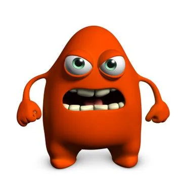 Cartoon alien 스톡 일러스트