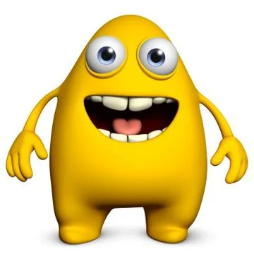 Cartoon alien 스톡 일러스트