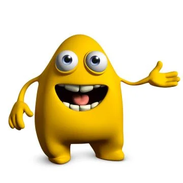 Cartoon alien Stock-Illustration