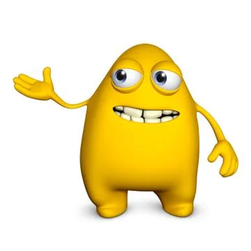 Cartoon alien Illustrazione stock