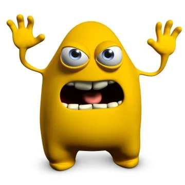 Cartoon alien Stock-Illustration