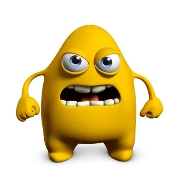 Cartoon alien Stock-Illustration