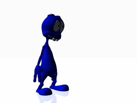 Cartoon Alien Stock Illustration