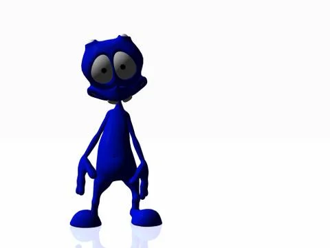 Cartoon Alien 스톡 일러스트