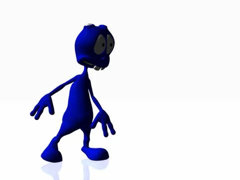 Cartoon Alien Stock-Illustration