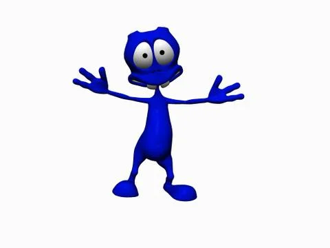 Cartoon Alien Stock Illustration