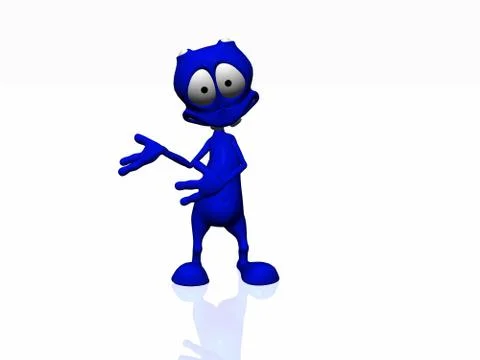 Cartoon Alien Stock-Illustration