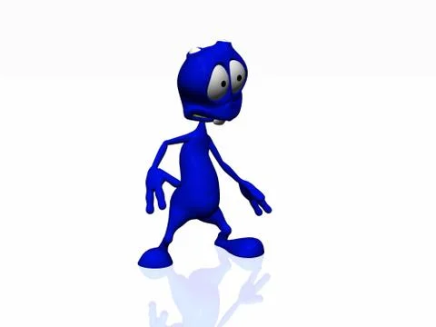 Cartoon Alien Stock Illustration