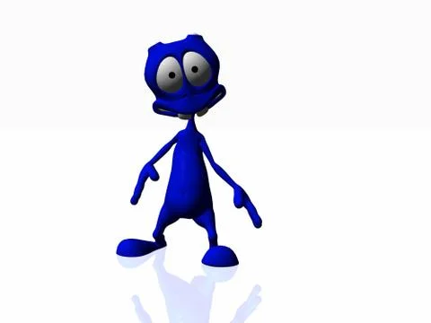 Cartoon Alien Stock Illustration