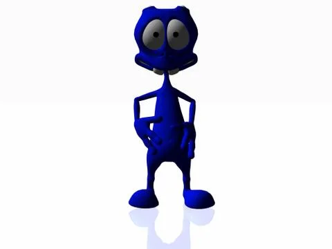 Cartoon Alien Stock Illustration