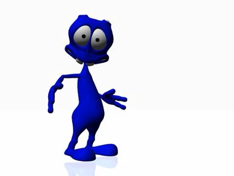 Cartoon Alien Stock Illustration
