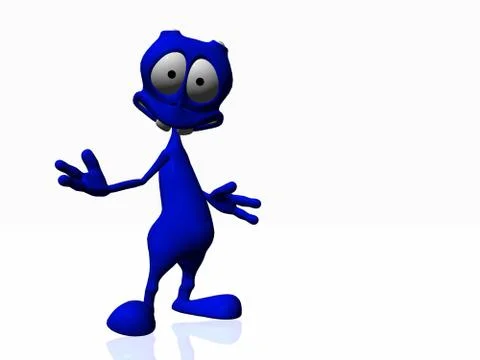 Cartoon Alien Stock Illustration