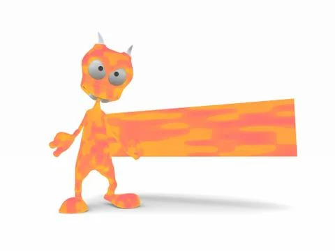 Cartoon Alien Stock-Illustration