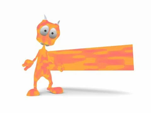 Cartoon Alien Stock-Illustration