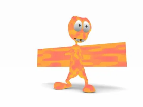 Cartoon Alien Stock-Illustration