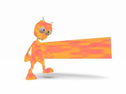 Cartoon Alien Stock-Illustration
