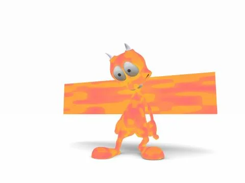 Cartoon Alien 스톡 일러스트