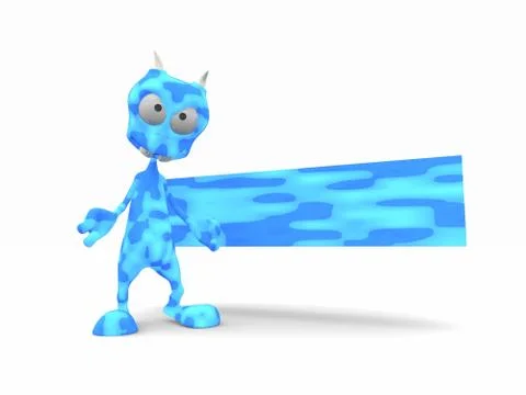 Cartoon Alien Stock Illustration