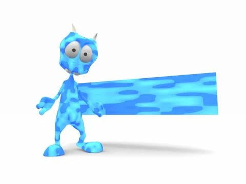 Cartoon Alien Stock Illustration