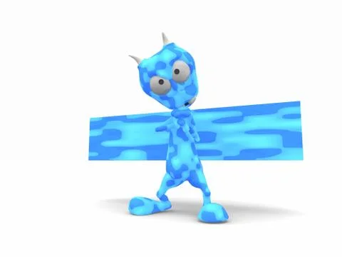 Cartoon Alien Stock Illustration