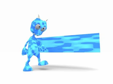 Cartoon Alien Stock Illustration