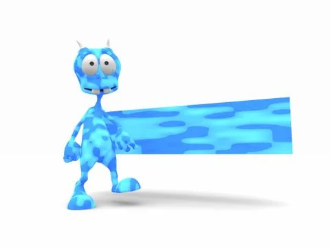 Cartoon Alien Stock-Illustration