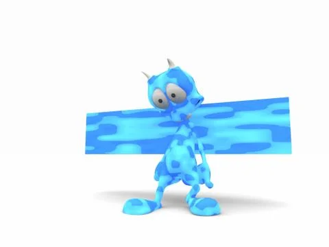 Cartoon Alien Stock-Illustration