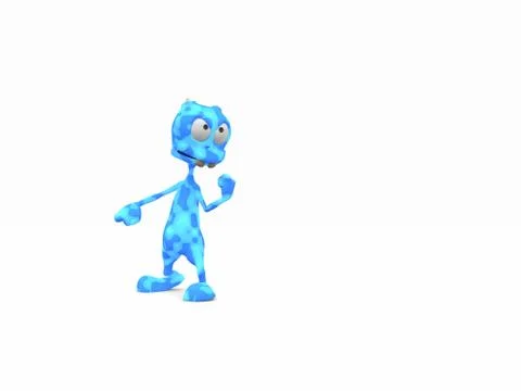 Cartoon Alien Stock-Illustration