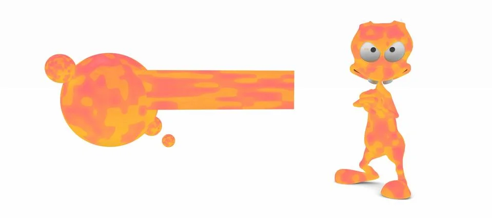 Cartoon Alien Stock Illustration